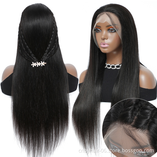 Lace Frontal Wig Vendors bone Straight Transparent HD Lace Front Wigs For Black Women 100 Virgin Brazilian Human Hair Wigs